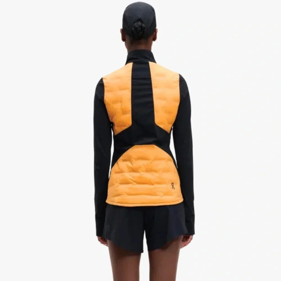 ! On Running Climate Jacket mango black sz M - Picture 2 of 9
